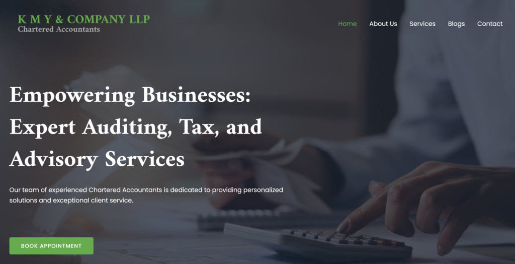 KMYLLP Website Built by Adept Creatives