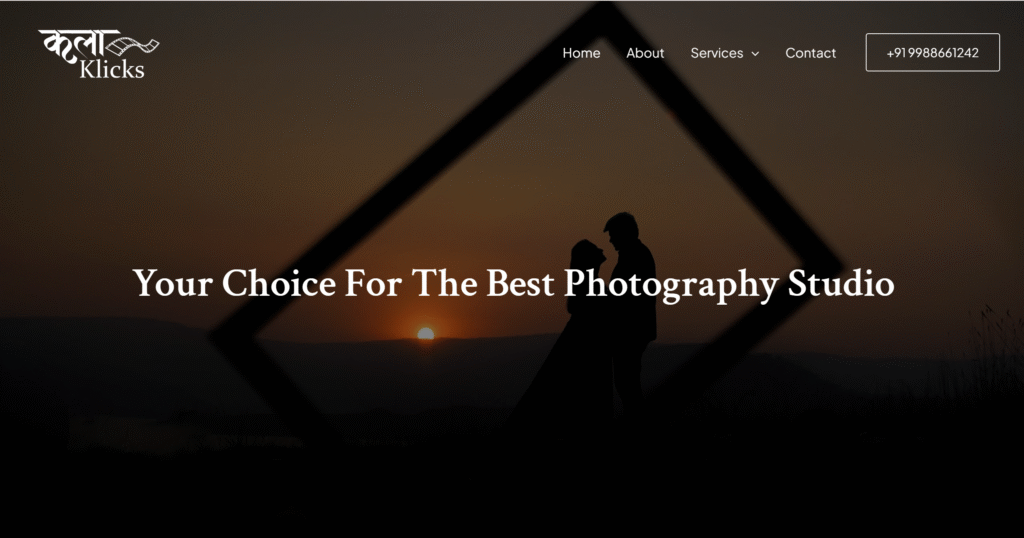 Kala Klicks Website Built by Adept Creatives